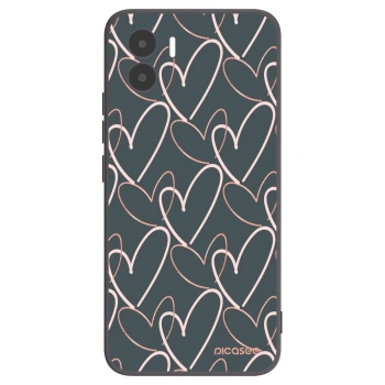 Picasee Xiaomi Redmi A2 Hülle - Schwarzes Silikon - Viel Liebe