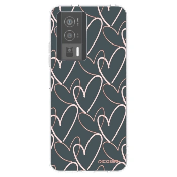 Picasee Xiaomi Poco F5 Pro 5G Hülle - Transparentes Silikon - Viel Liebe