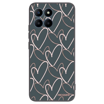 Picasee Honor 70 Lite Hülle - Schwarzes Silikon - Viel Liebe