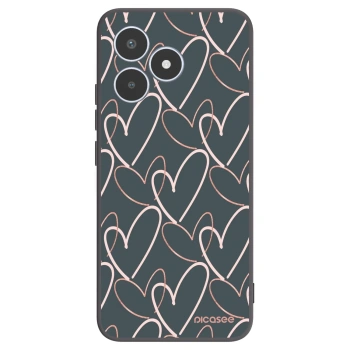 Picasee Realme C53 Hülle - Schwarzes Silikon - Viel Liebe