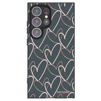 Picasee Samsung Galaxy S24 Ultra S928B 5G Hülle - Schwarzes Silikon - Viel Liebe