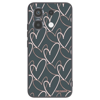 Picasee Xiaomi Poco X6 Hülle - Schwarzes Silikon - Viel Liebe