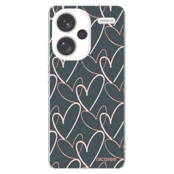 Picasee Xiaomi Redmi Note 13 Pro+ 5G Hülle - Transparentes Silikon - Viel Liebe