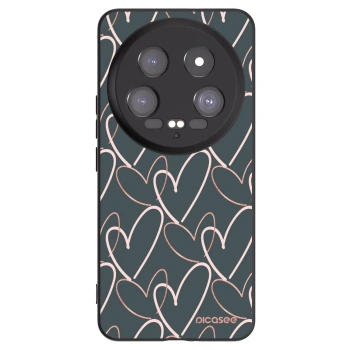 Picasee Xiaomi 14 Ultra Hülle - Schwarzes Silikon - Viel Liebe