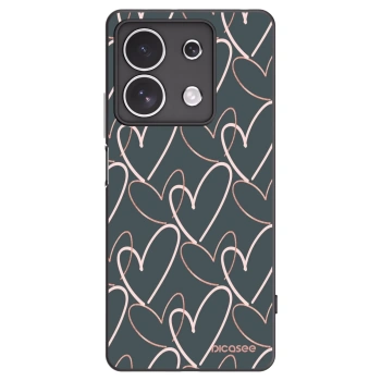 Picasee Xiaomi Redmi Note 13 4G Hülle - Schwarzes Silikon - Viel Liebe