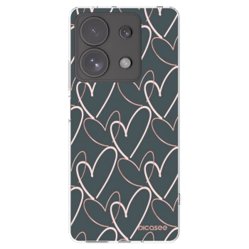 Picasee Xiaomi Redmi Note 13 Pro 4G Hülle - Transparentes Silikon - Viel Liebe
