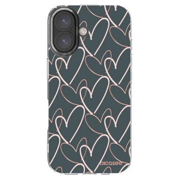 Picasee Apple iPhone 16 Hülle - Transparentes Silikon - Viel Liebe