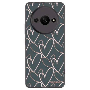 Picasee Xiaomi Redmi A3 Hülle - Schwarzes Silikon - Viel Liebe