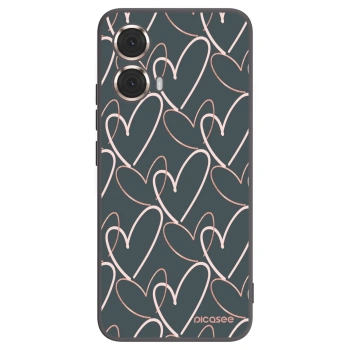 Picasee Motorola Moto G85 Hülle - Schwarzes Silikon - Viel Liebe