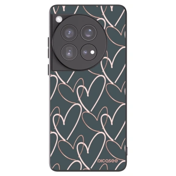 Picasee OnePlus 12 5G Hülle - Schwarzes Silikon - Viel Liebe