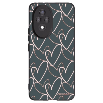 Picasee Honor 200 Pro 5G Hülle - Schwarzes Silikon - Viel Liebe