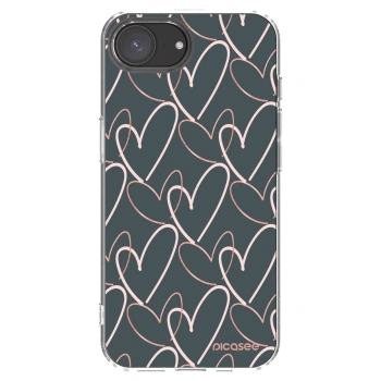 Picasee Apple iPhone 16e Hülle - Transparentes Silikon - Viel Liebe