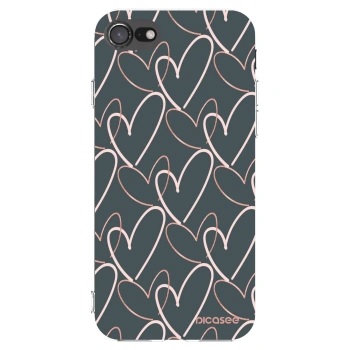 Picasee Apple iPhone 7 Hülle - Transparentes Silikon - Viel Liebe