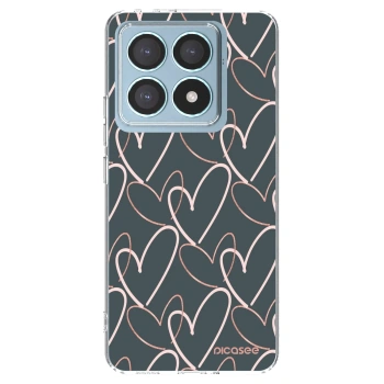 Picasee Xiaomi 14T Pro Hülle - Transparentes Silikon - Viel Liebe