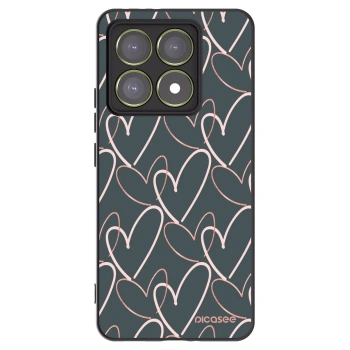 Picasee Xiaomi 14T Hülle - Schwarzes Silikon - Viel Liebe