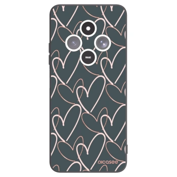 Picasee Xiaomi Redmi 14C Hülle - Schwarzes Silikon - Viel Liebe