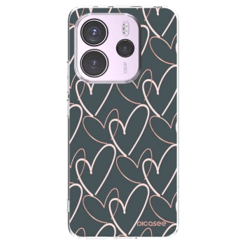 Picasee Xiaomi Redmi Note 14 4G Hülle - Transparentes Silikon - Viel Liebe