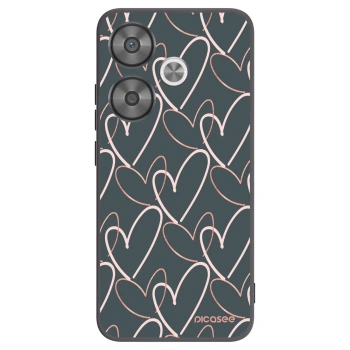 Picasee Xiaomi Poco F6 Hülle - Schwarzes Silikon - Viel Liebe