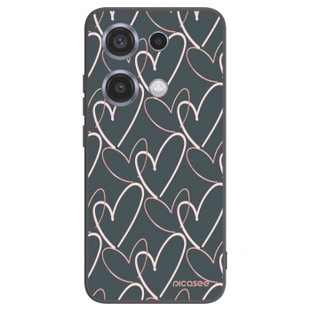 Picasee Xiaomi Redmi Note 14S Hülle - Schwarzes Silikon - Viel Liebe