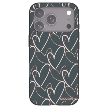 Picasee Apple iPhone 17 Pro Hülle - Schwarzes Silikon - Viel Liebe