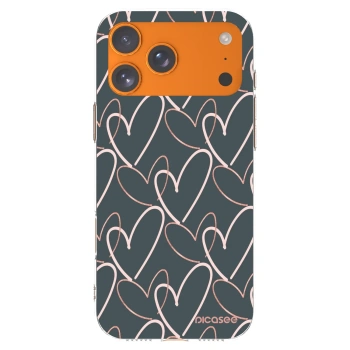 Picasee Apple iPhone 17 Pro Max Hülle - Transparentes Silikon - Viel Liebe