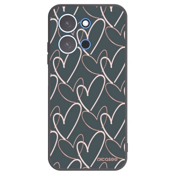 Picasee Xiaomi Redmi 15C 4G Hülle - Schwarzes Silikon - Viel Liebe