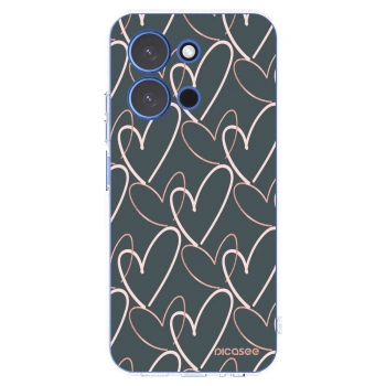 Picasee Xiaomi Redmi 15C 4G Hülle - Transparentes Silikon - Viel Liebe