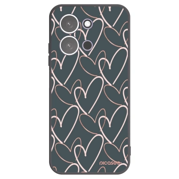 Picasee Xiaomi Redmi 15C 5G Hülle - Schwarzes Silikon - Viel Liebe