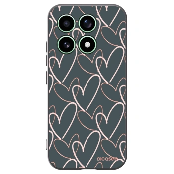 Picasee Xiaomi 17 Hülle - Schwarzes Silikon - Viel Liebe