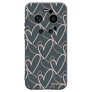 Picasee Xiaomi 17 Ultra Hülle - Schwarzes Silikon - Viel Liebe