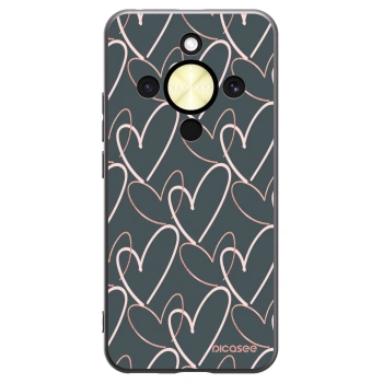 Picasee Honor Magic8 Lite 5G Hülle - Schwarzes Silikon - Viel Liebe