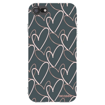 Picasee Apple iPhone 8 Hülle - Transparentes Silikon - Viel Liebe