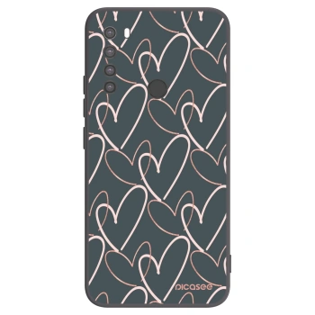 Picasee Xiaomi Redmi Note 8 Hülle - Schwarzes Silikon - Viel Liebe