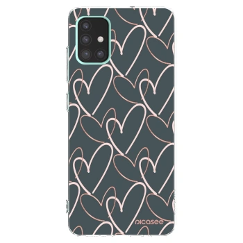 Picasee Samsung Galaxy A51 A515F Hülle - Transparentes Silikon - Viel Liebe