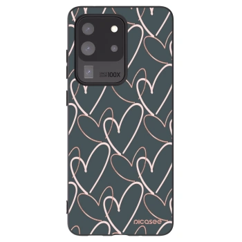Picasee Samsung Galaxy S20 Ultra 5G G988F Hülle - Schwarzes Silikon - Viel Liebe
