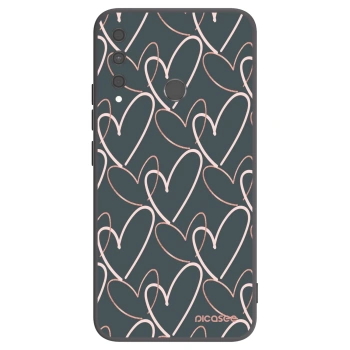 Picasee Huawei P40 Lite E Hülle - Schwarzes Silikon - Viel Liebe