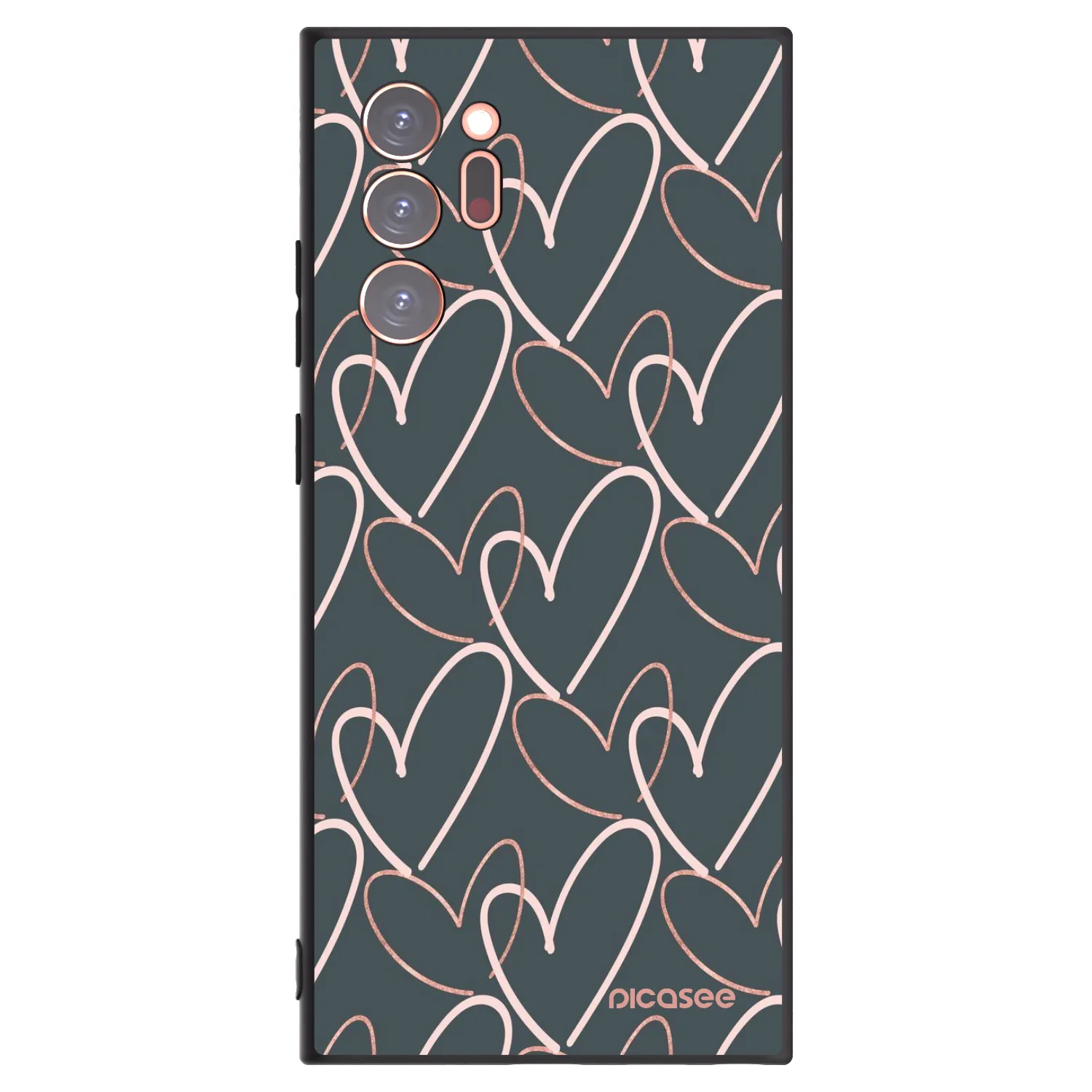 Picasee Samsung Galaxy Note 20 Ultra Hülle - Schwarzes Silikon - Viel Liebe