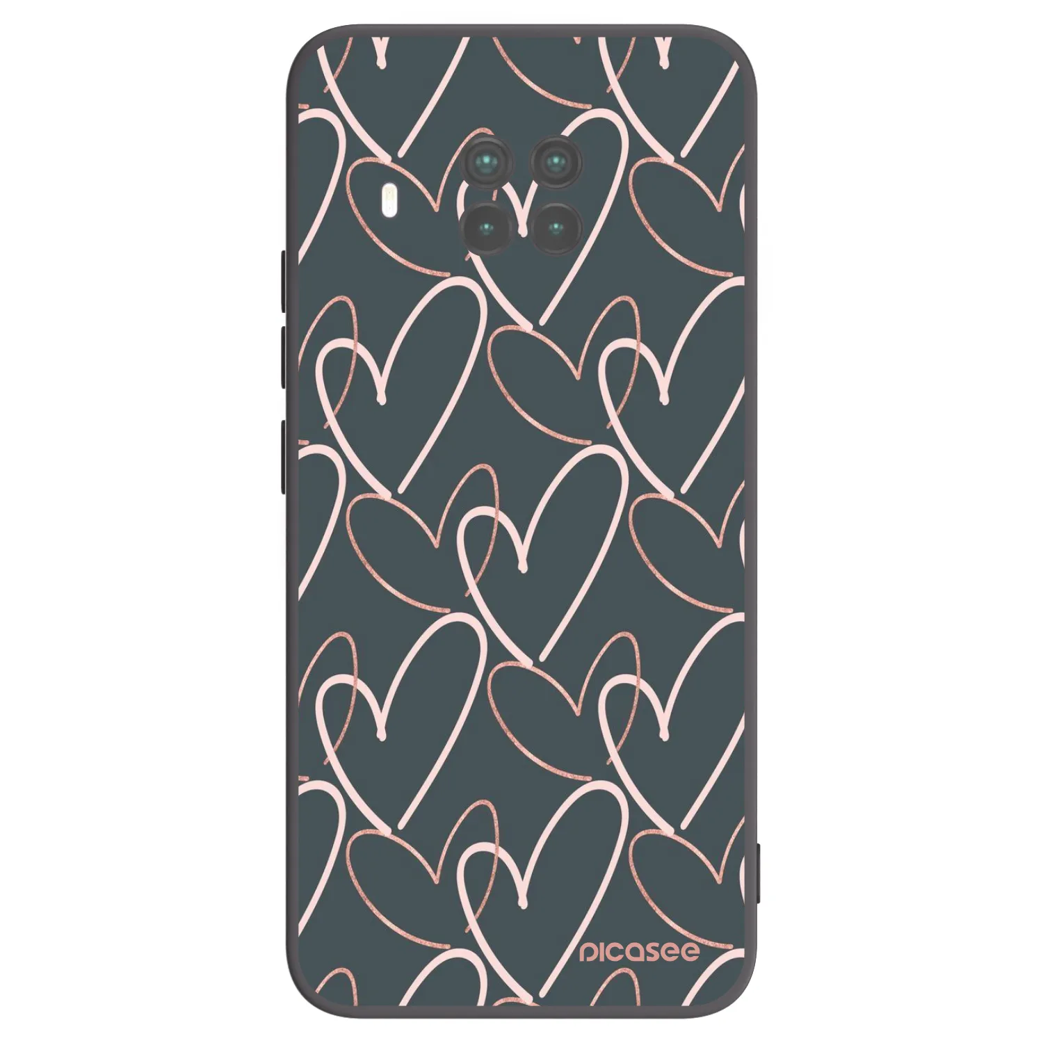 Picasee Xiaomi Mi 10T Lite Hülle - Schwarzes Silikon - Viel Liebe