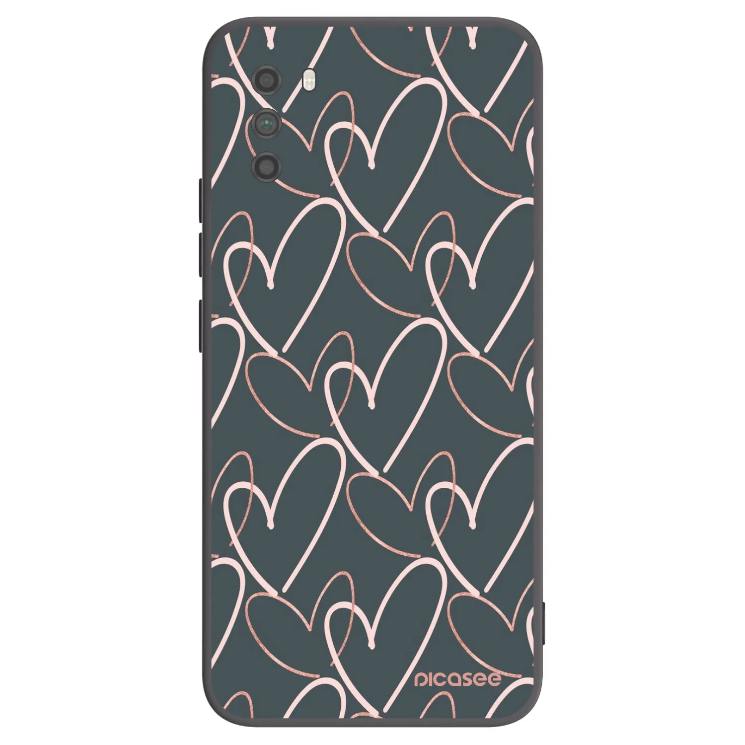 Picasee Xiaomi Poco M3 Hülle - Schwarzes Silikon - Viel Liebe