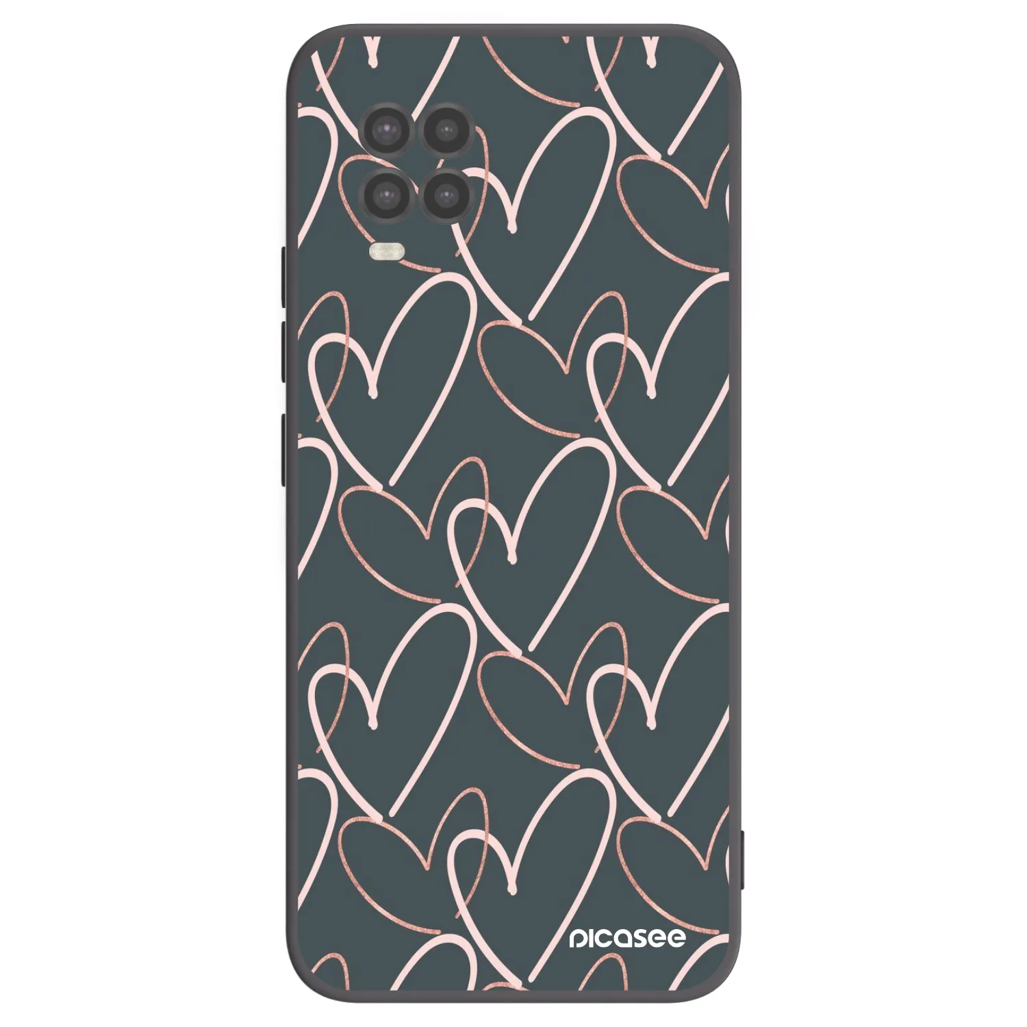 Picasee Xiaomi Mi 10 Lite Hülle - Schwarzes Silikon - Viel Liebe