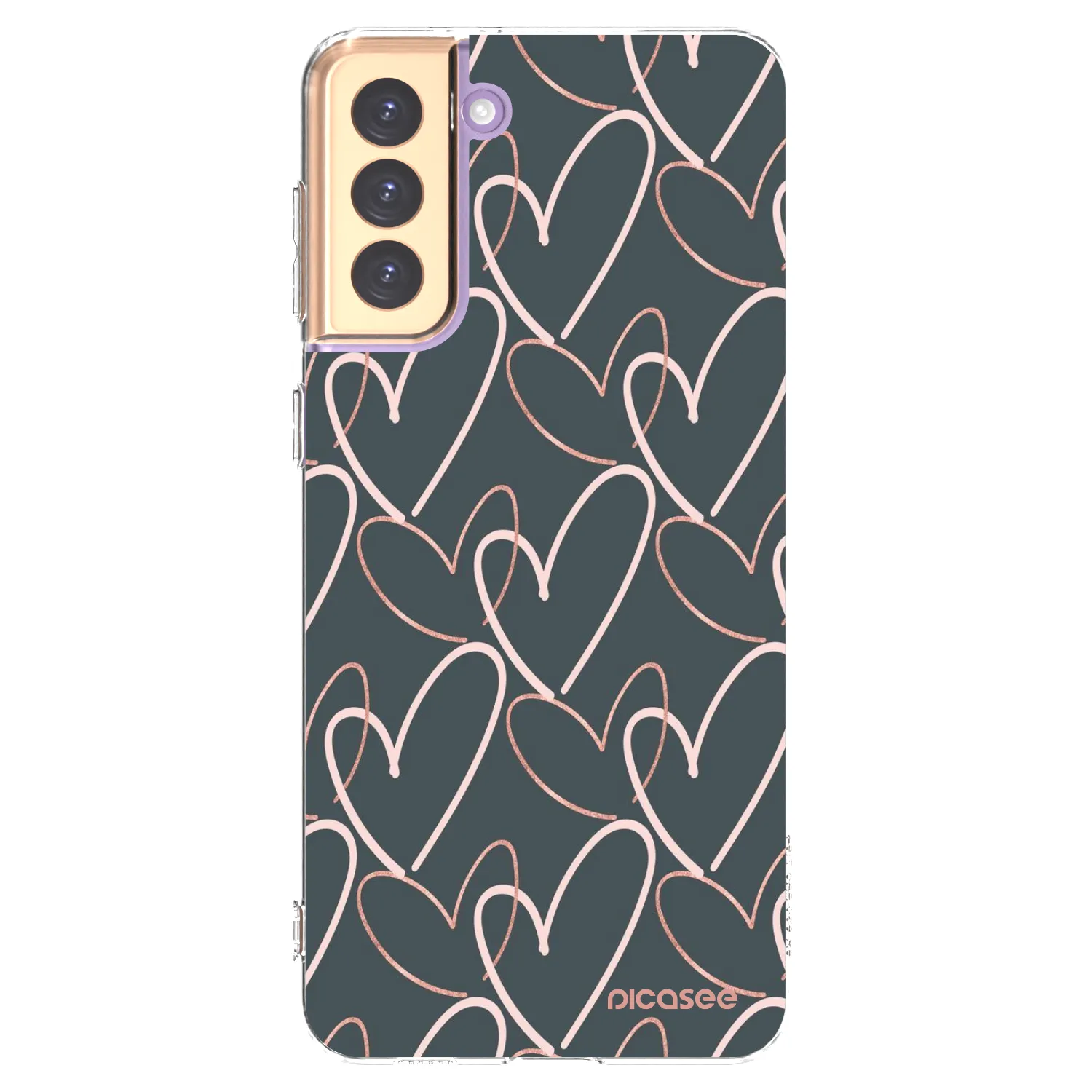 Picasee Samsung Galaxy S21+ 5G G996F Hülle - Transparentes Silikon - Viel Liebe