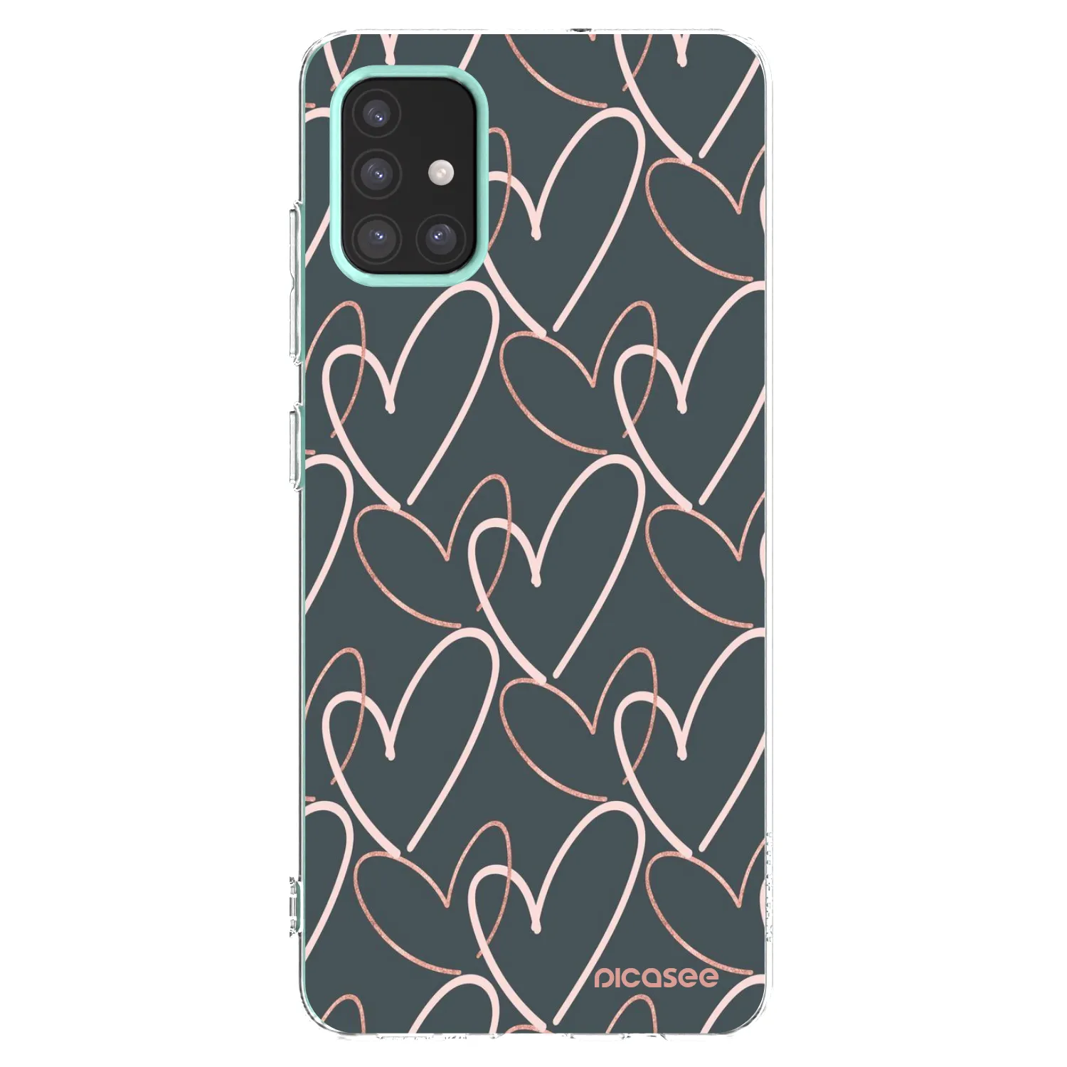 Picasee Samsung Galaxy M31s Hülle - Transparentes Silikon - Viel Liebe