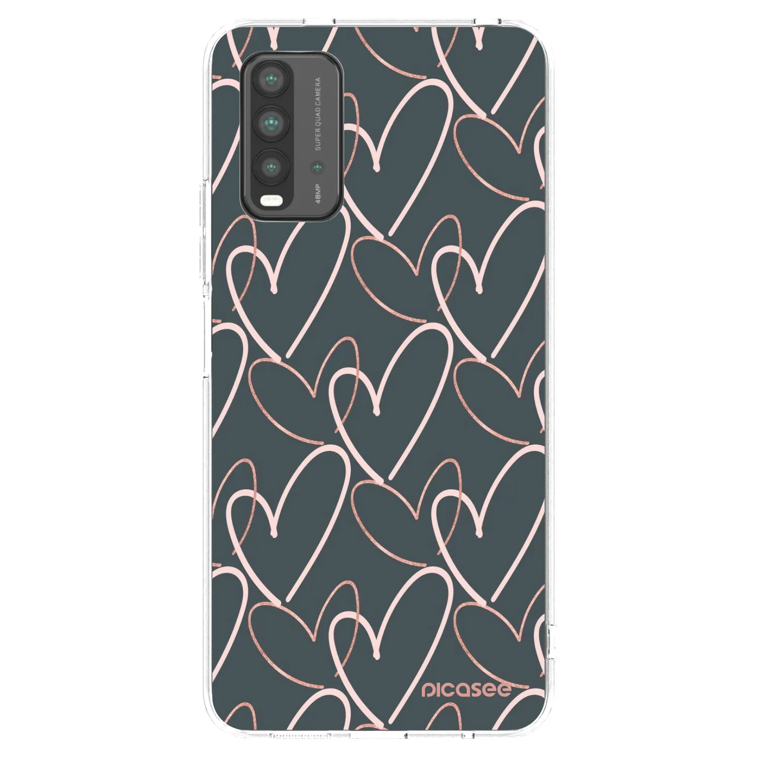 Picasee Xiaomi Redmi 9T Hülle - Transparentes Silikon - Viel Liebe