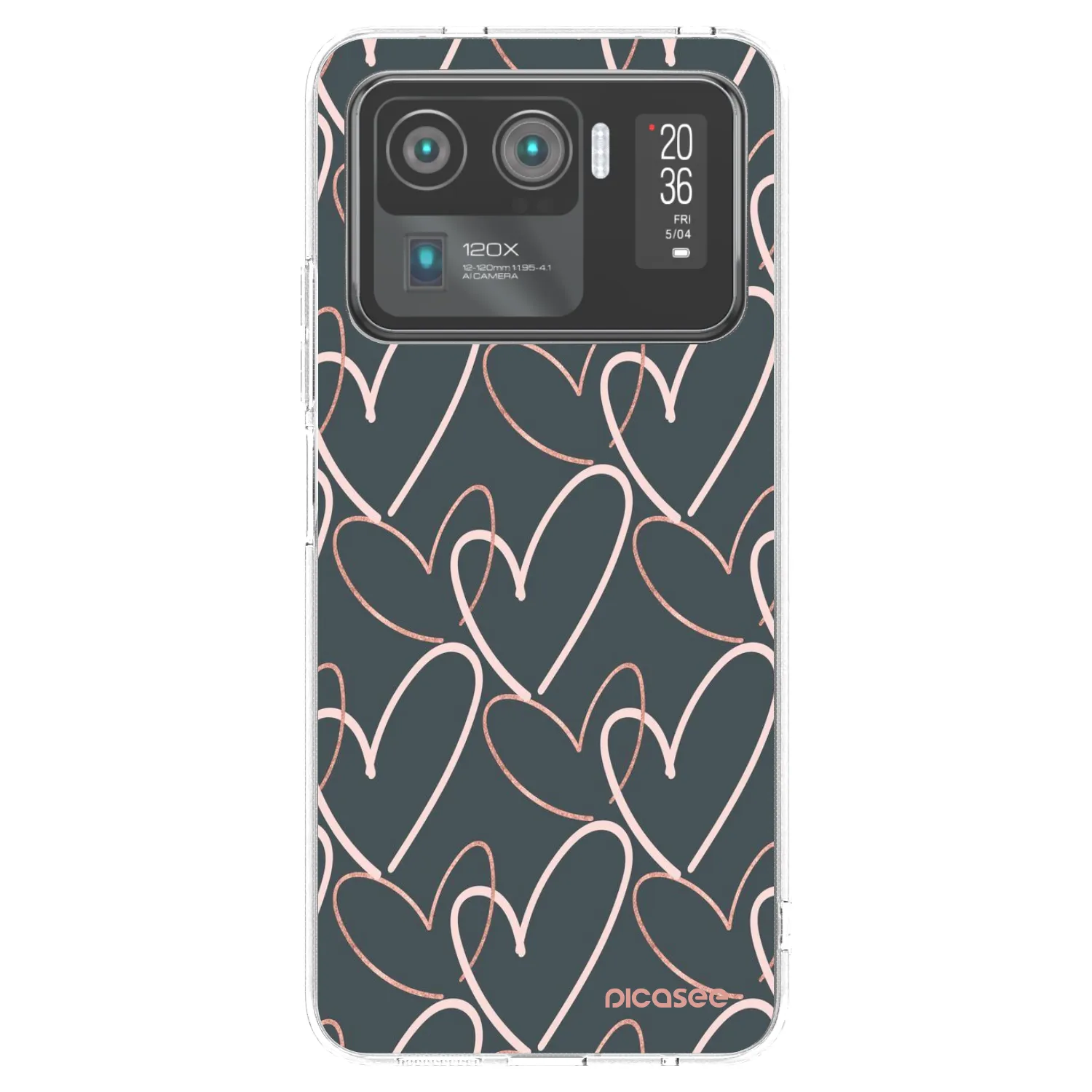 Picasee Xiaomi Mi 11 Ultra Hülle - Transparentes Silikon - Viel Liebe