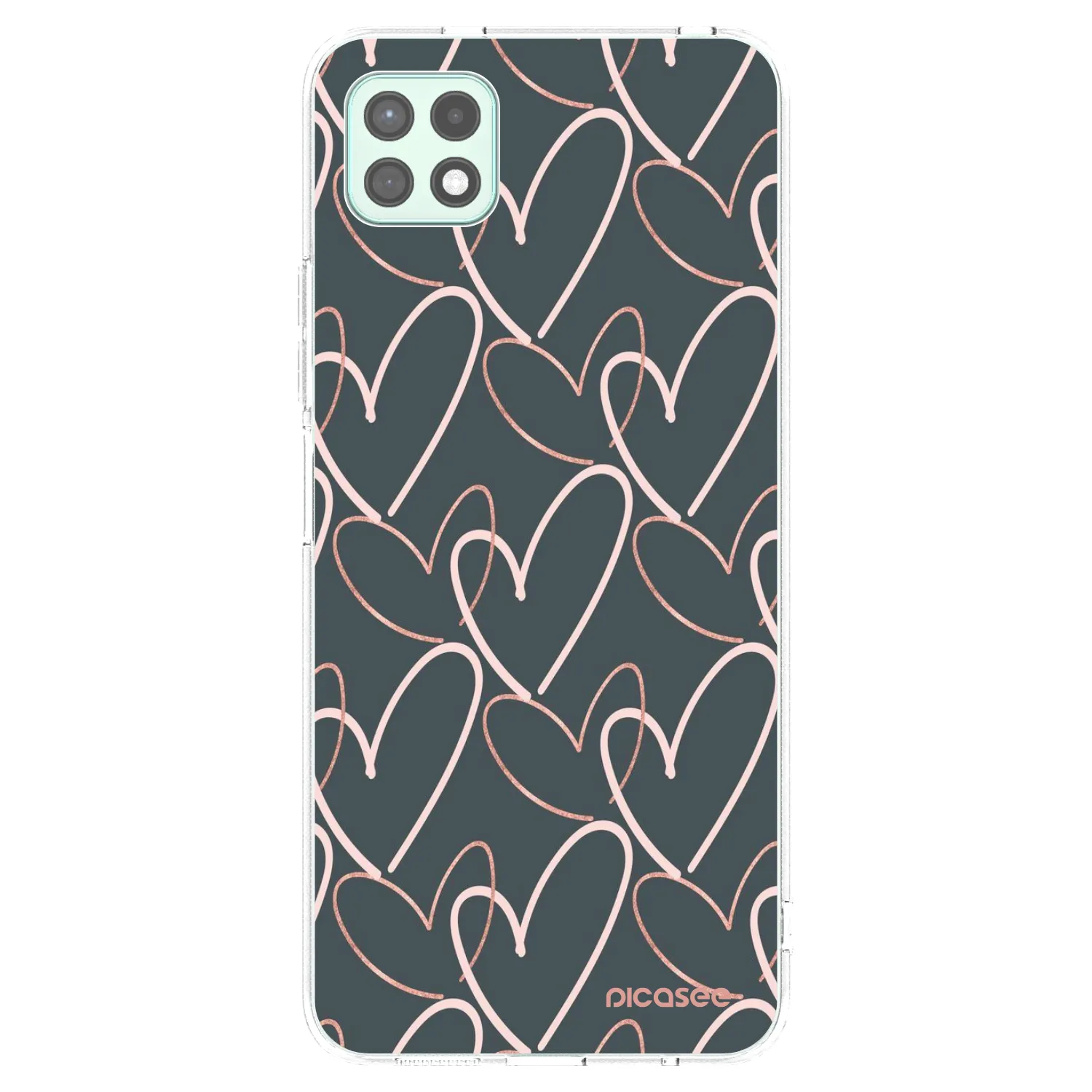 Picasee Samsung Galaxy A22 A226B 5G Hülle - Transparentes Silikon - Viel Liebe