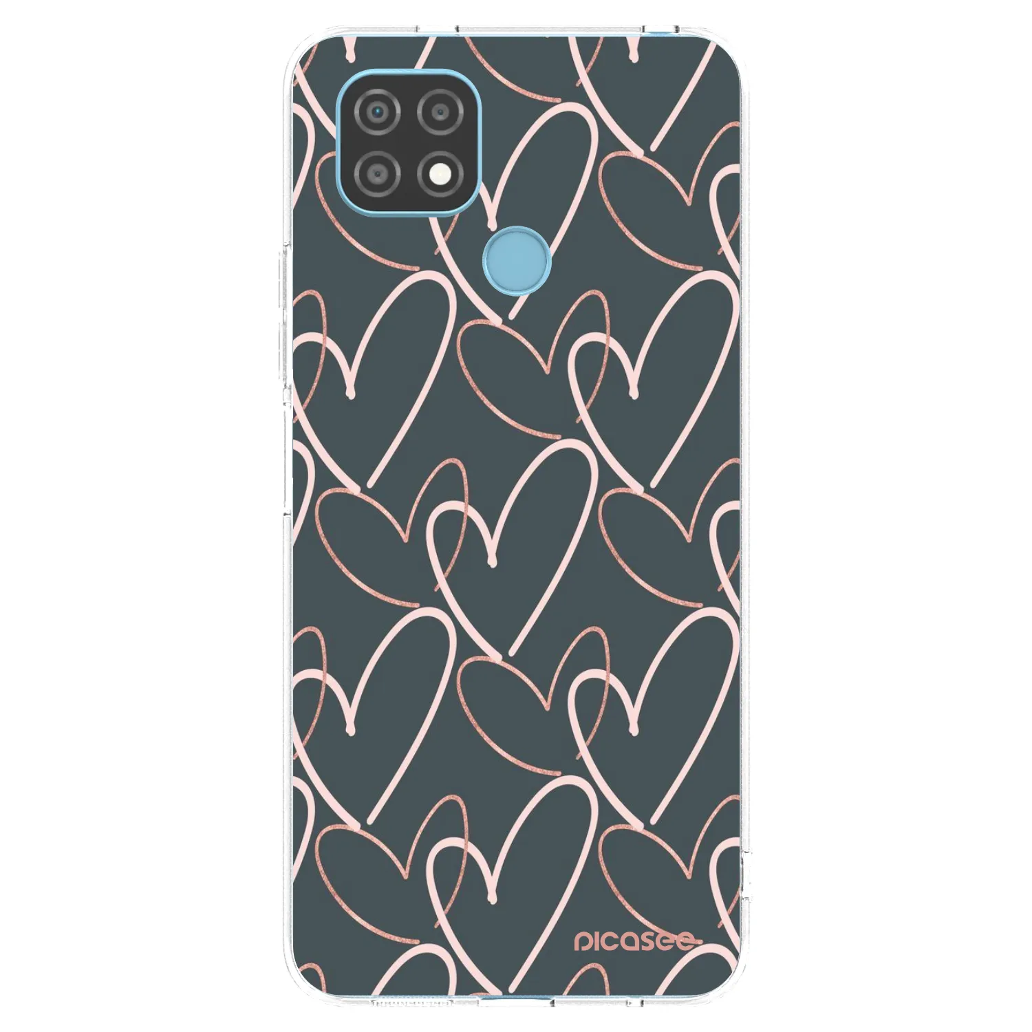 Picasee Realme C21 Hülle - Transparentes Silikon - Viel Liebe