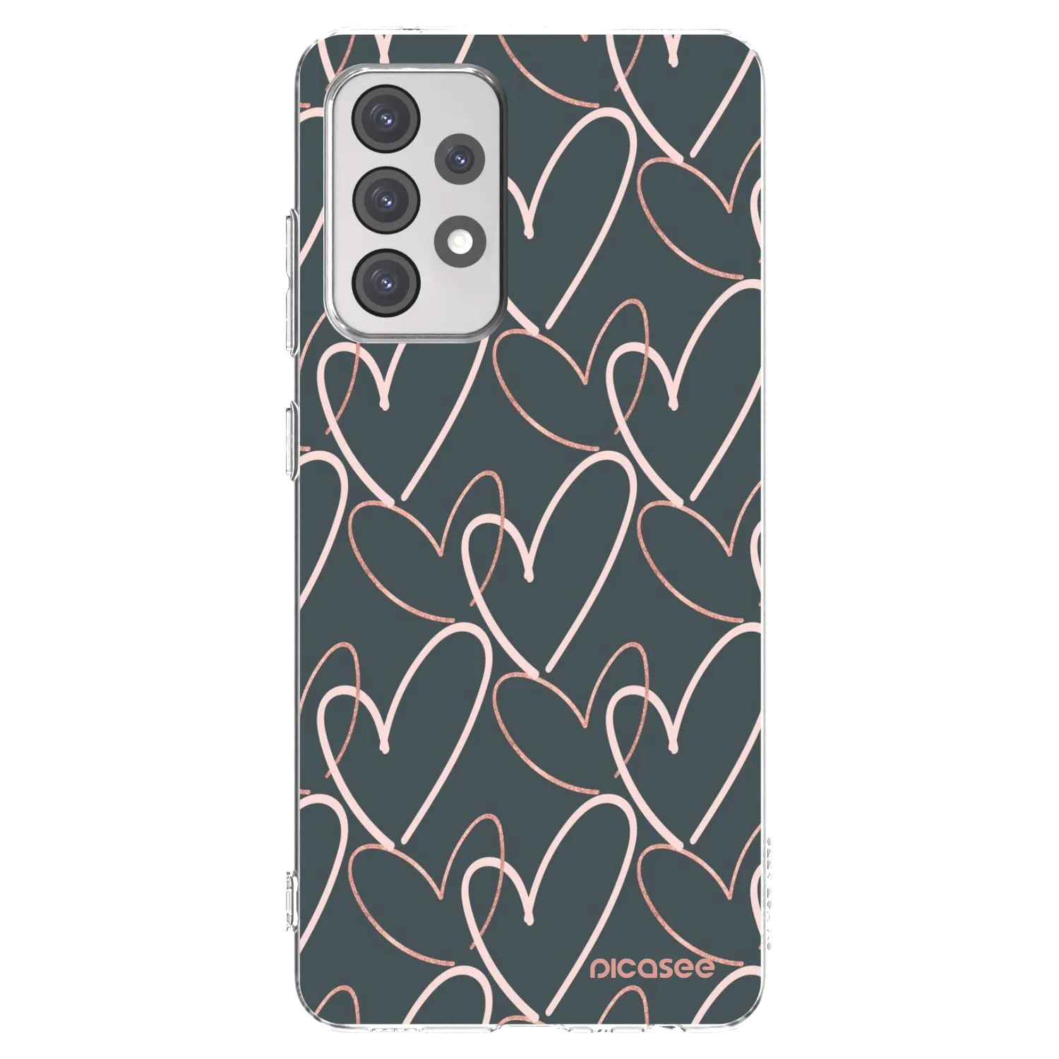 Picasee Samsung Galaxy A52s 5G A528B Hülle - Transparentes Silikon - Viel Liebe