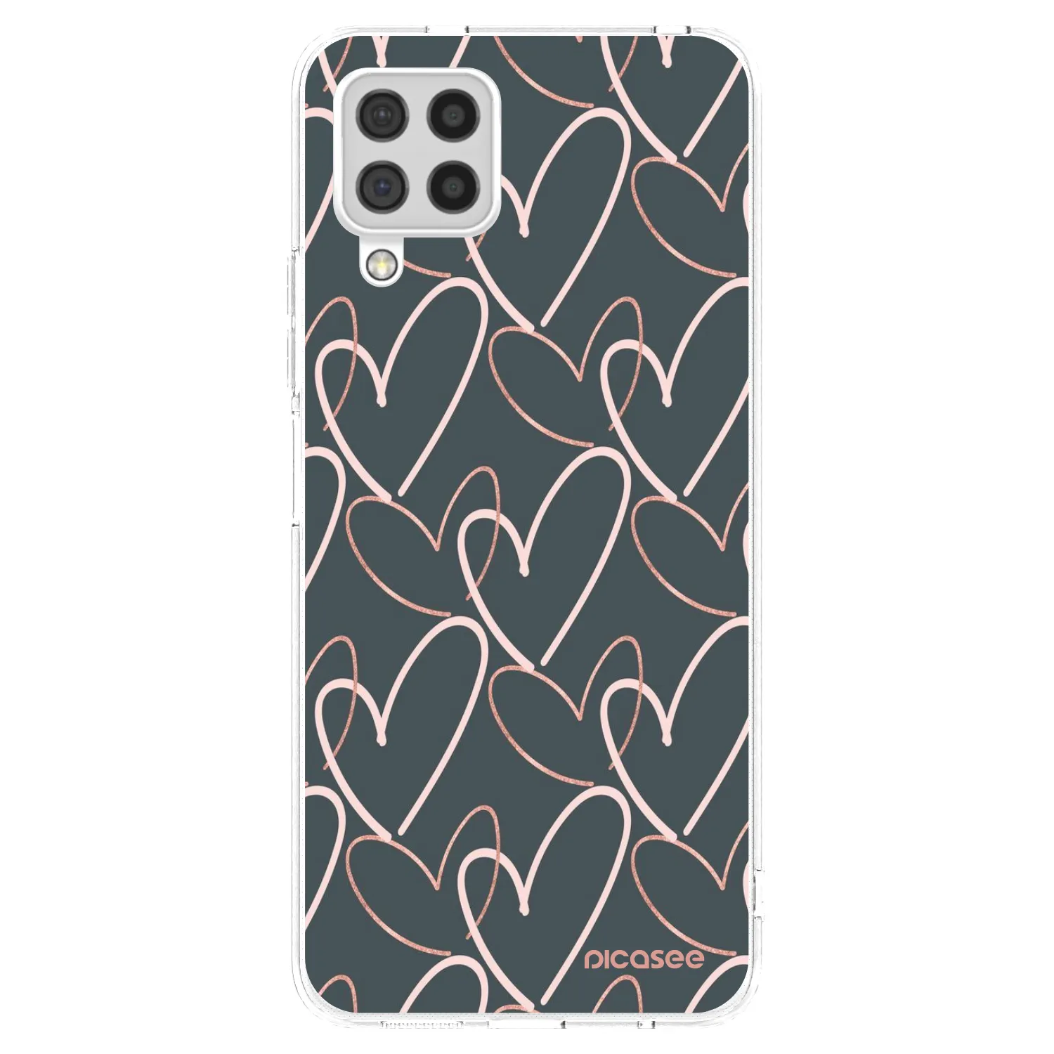 Picasee Samsung Galaxy A22 A225F 4G Hülle - Transparentes Silikon - Viel Liebe