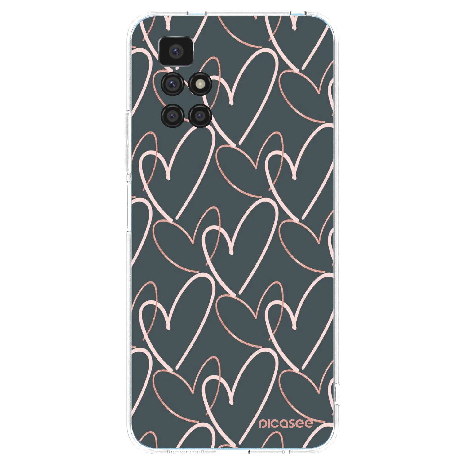 Picasee Xiaomi Redmi 10 Hülle - Transparentes Silikon - Viel Liebe