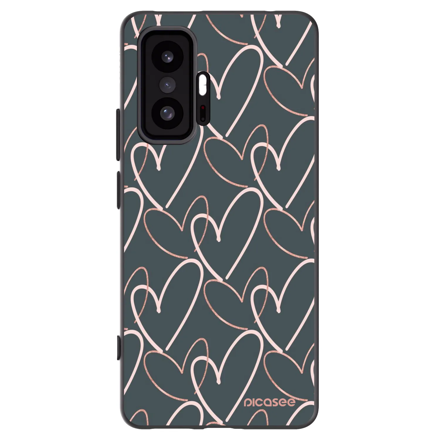 Picasee Xiaomi 11T Hülle - Schwarzes Silikon - Viel Liebe